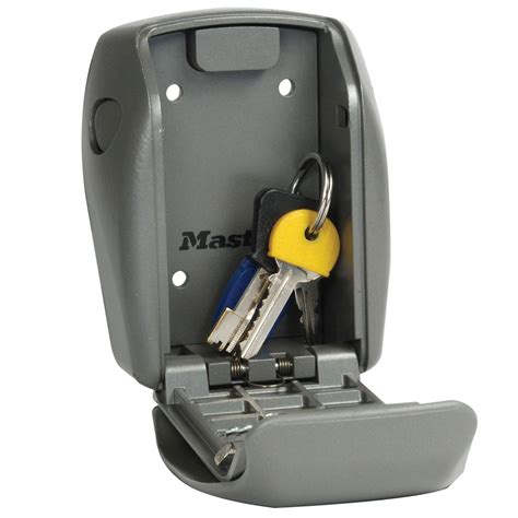 compact wall mount steel key box diamond plate|Master Lock Combination Lock Box in the Key Safes department .